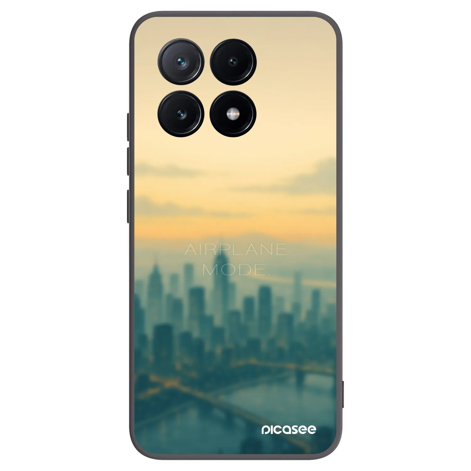 Picasee silikónový čierny obal pre Xiaomi Poco X6 Pro - Airplane mode