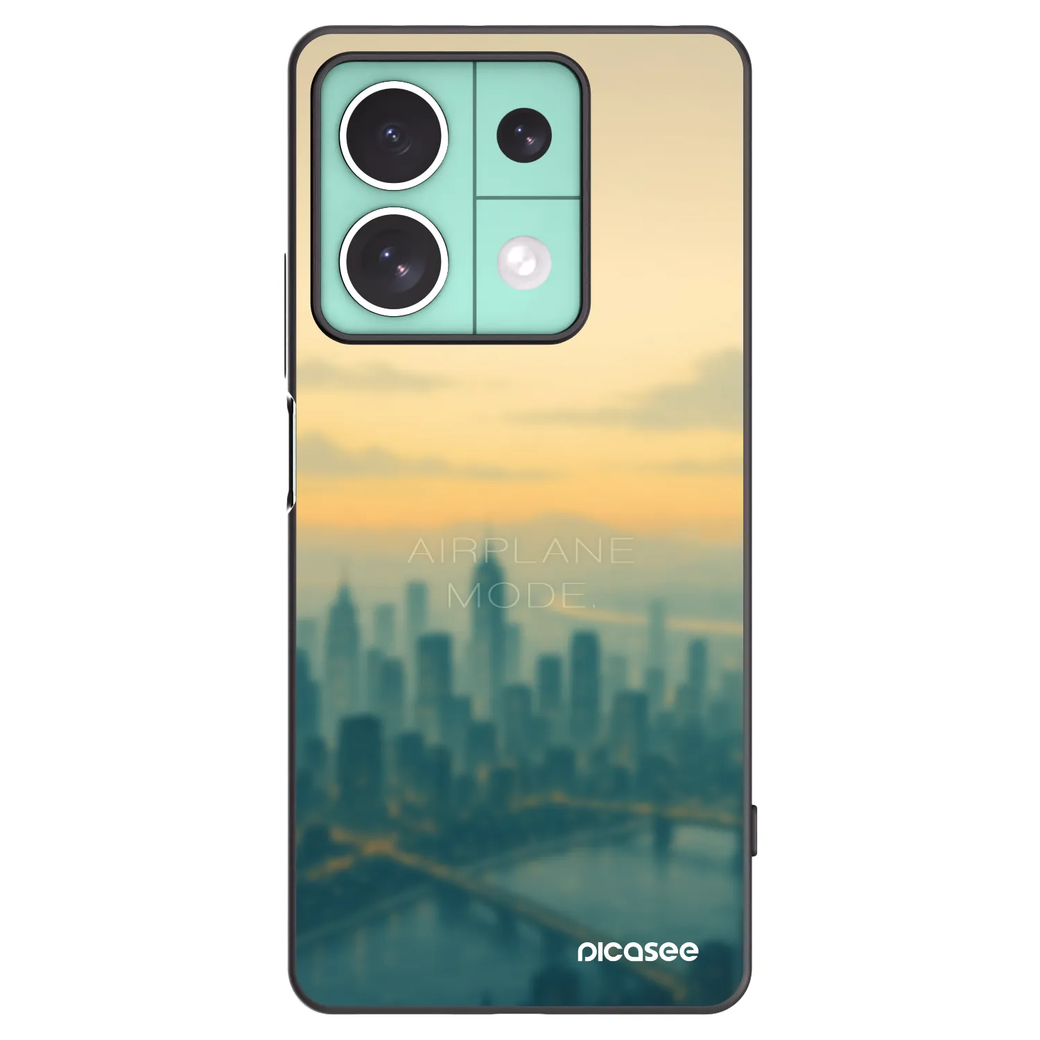 Picasee silikónový čierny obal pre Xiaomi Redmi Note 13 5G - Airplane mode
