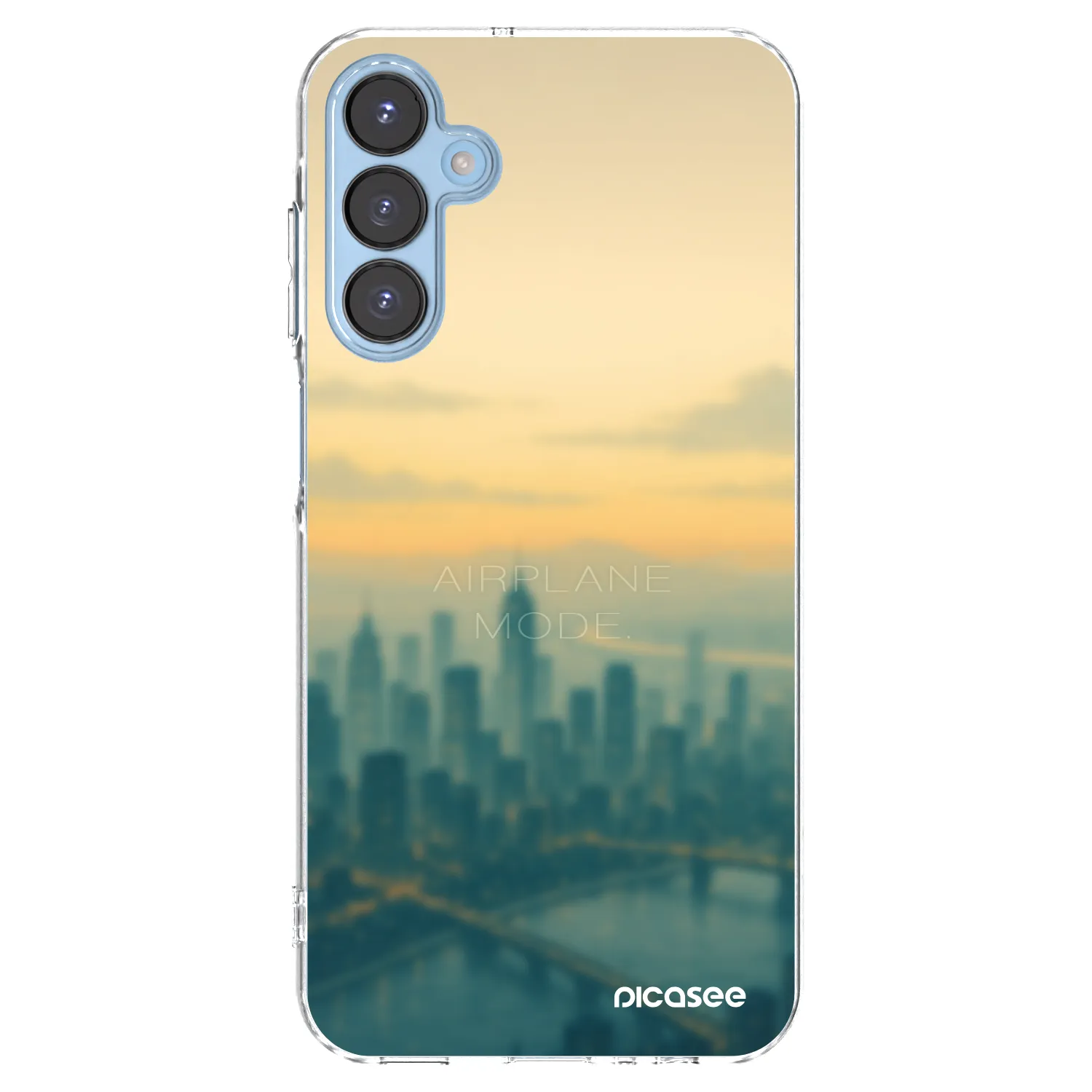 Picasee silikónový prehľadný obal pre Samsung Galaxy A15 A156B 5G - Airplane mode