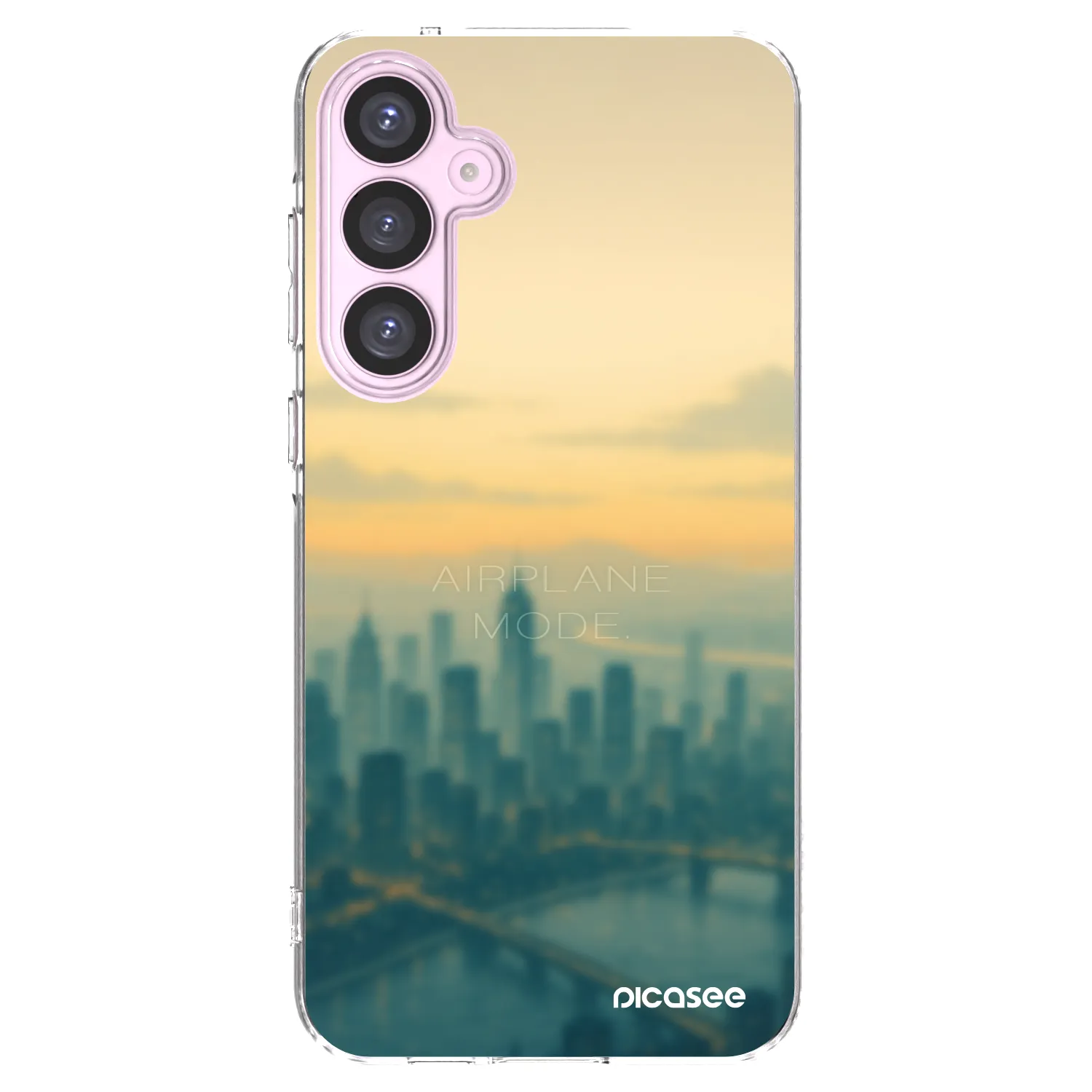 Picasee silikónový prehľadný obal pre Samsung Galaxy A55 5G A556B - Airplane mode