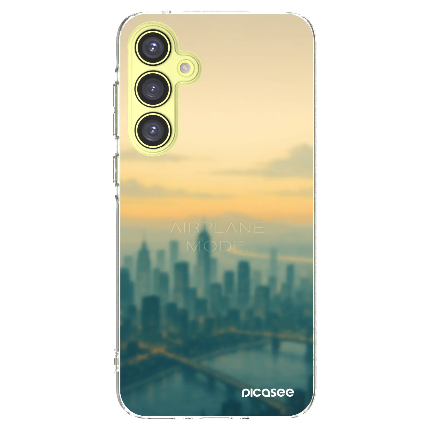 Picasee silikónový prehľadný obal pre Samsung Galaxy A35 5G A356B - Airplane mode