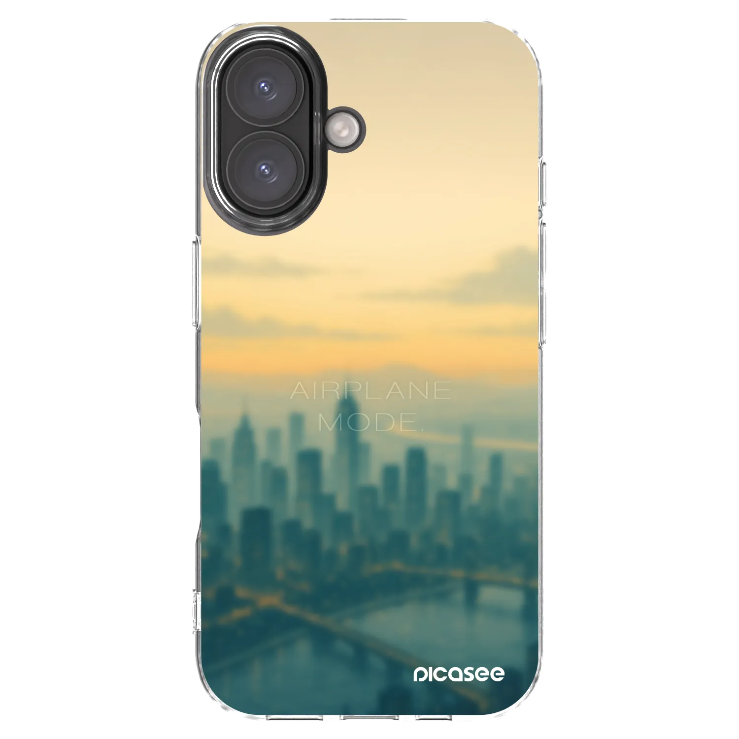 Picasee silikónový prehľadný obal pre Apple iPhone 16 - Airplane mode