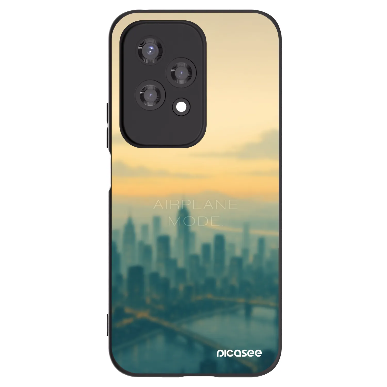 Silikónový čierny obal pre Honor 200 Lite - Airplane mode