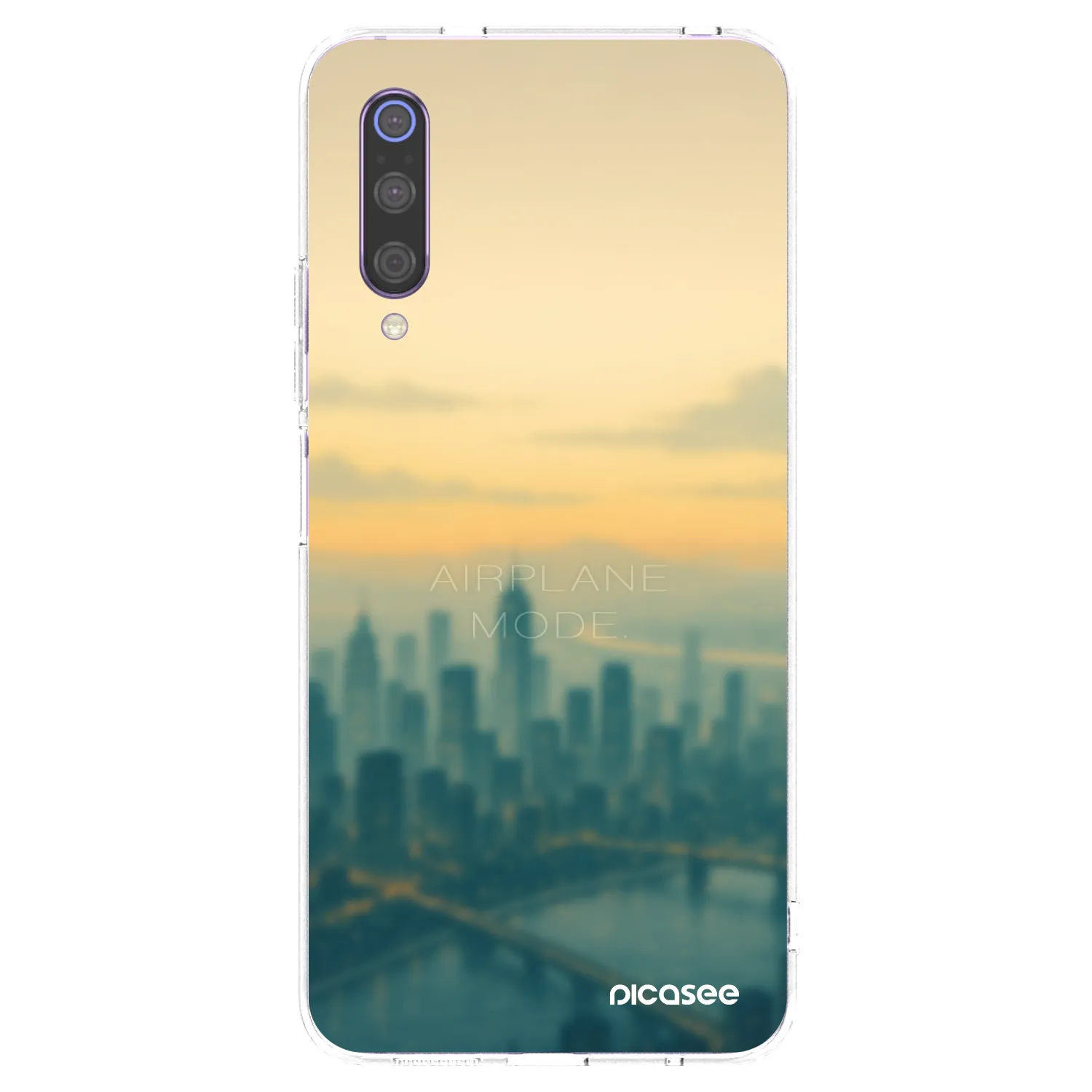 Picasee silikónový prehľadný obal pre Xiaomi Mi 9 - Airplane mode