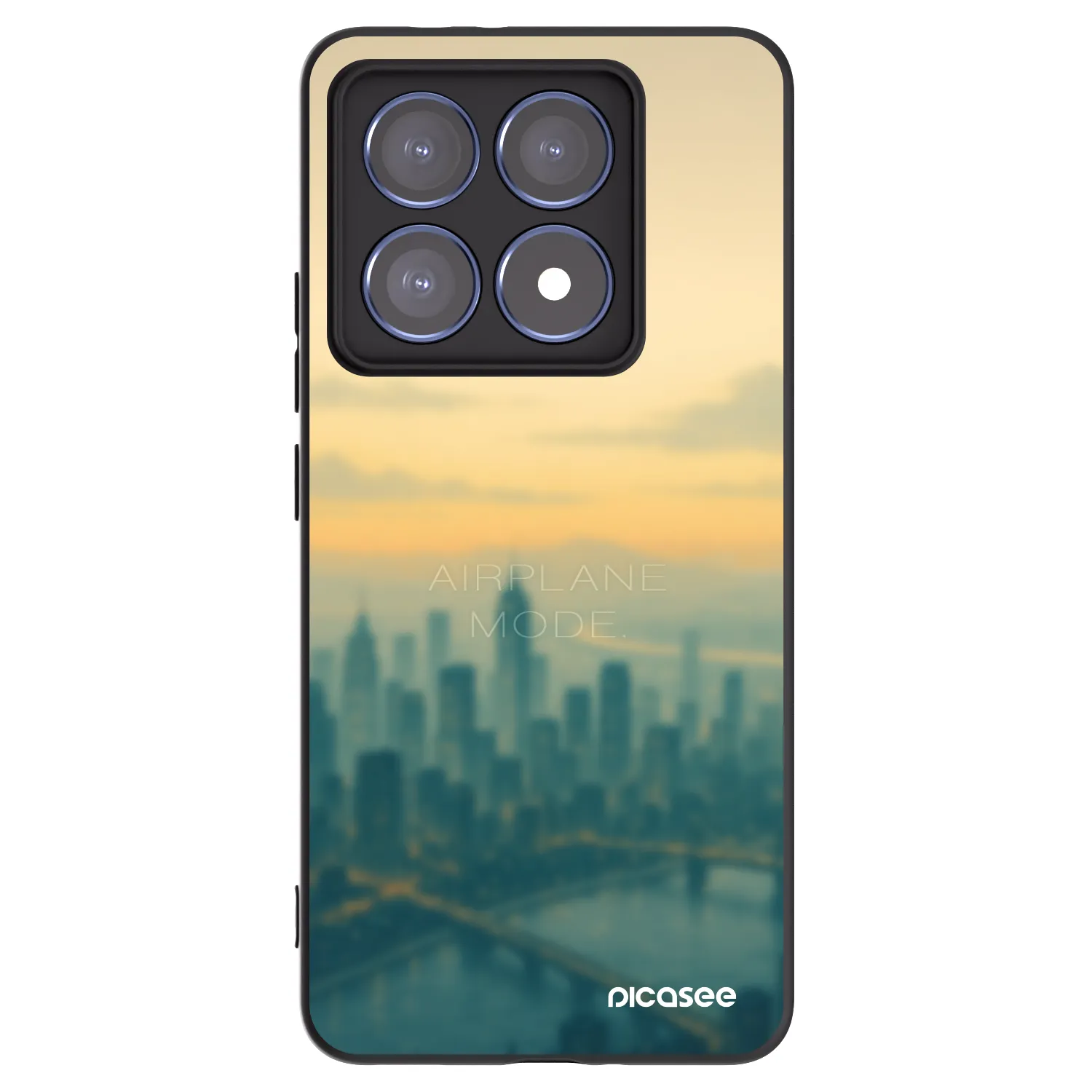 Picasee silikónový čierny obal pre Xiaomi 14T Pro - Airplane mode