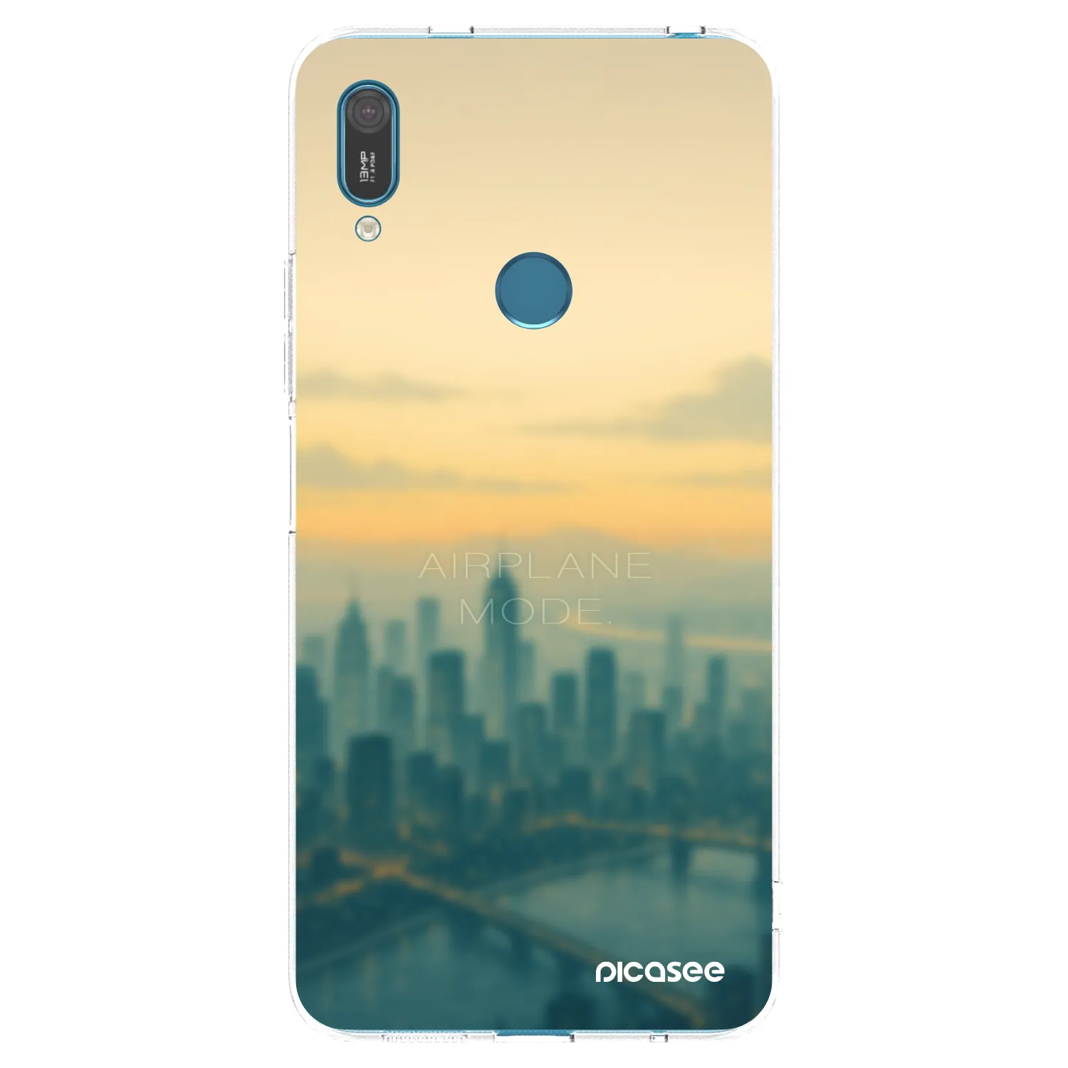 Picasee silikónový prehľadný obal pre Huawei Y7 2019 - Airplane mode