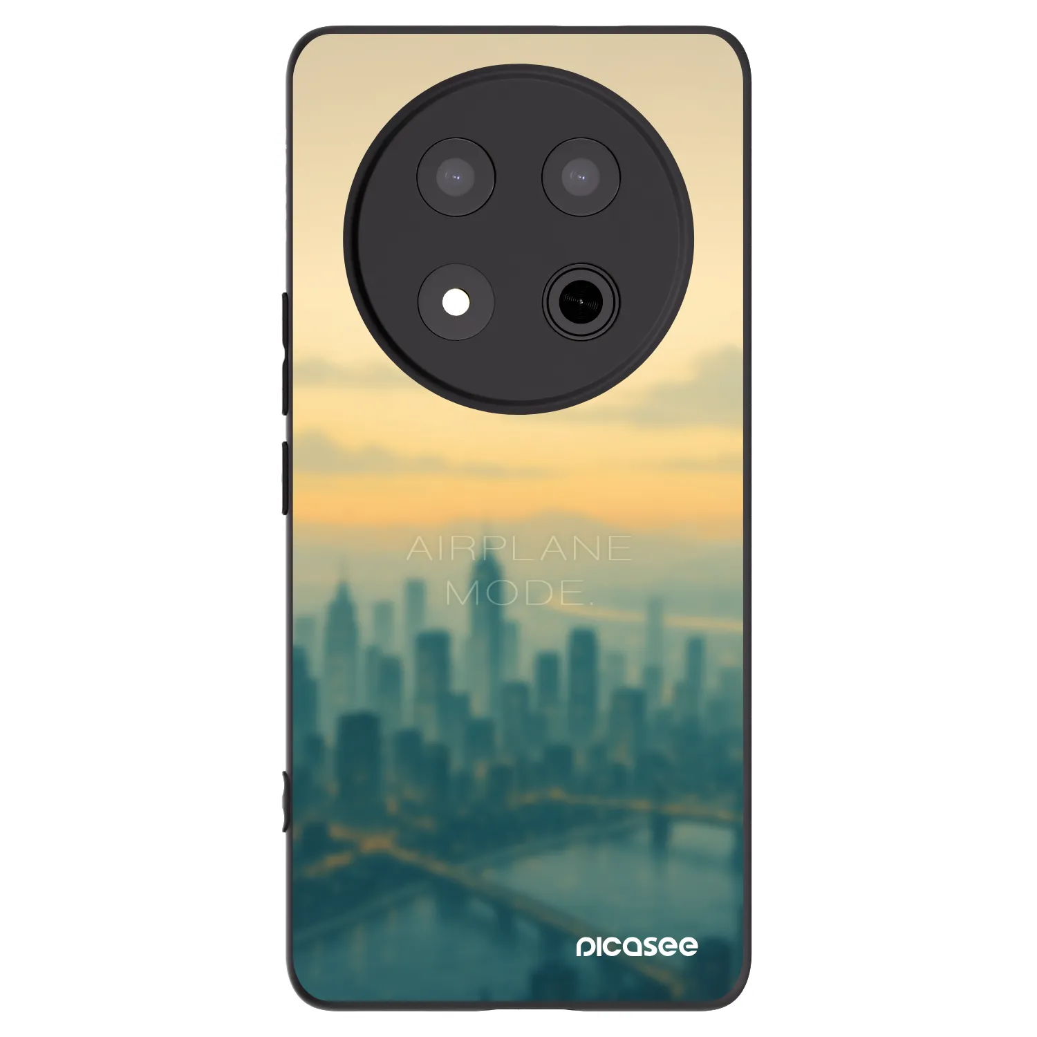 Picasee silikónový čierny obal pre Honor Magic7 Lite 5G - Airplane mode