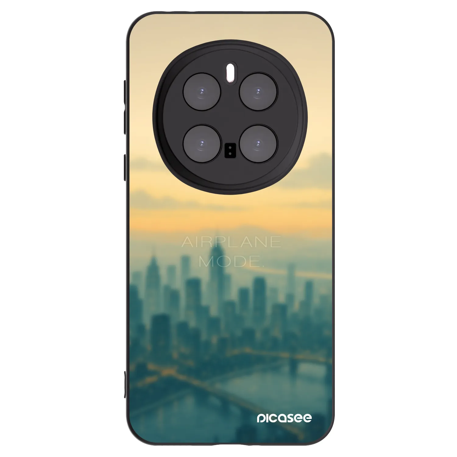 Picasee silikónový čierny obal pre Honor Magic7 Pro 5G - Airplane mode