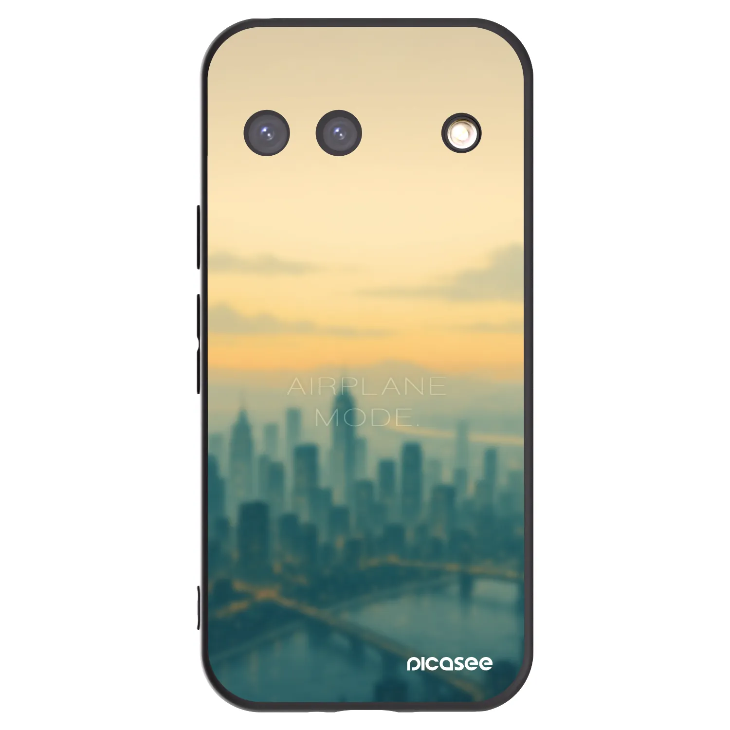 Picasee silikónový čierny obal pre Google Pixel 9 - Airplane mode