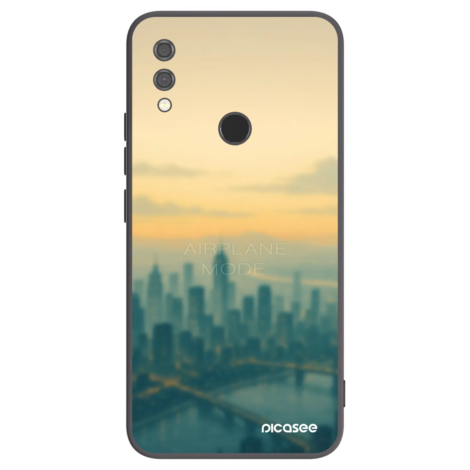 Picasee silikónový čierny obal pre Xiaomi Redmi Note 7 - Airplane mode