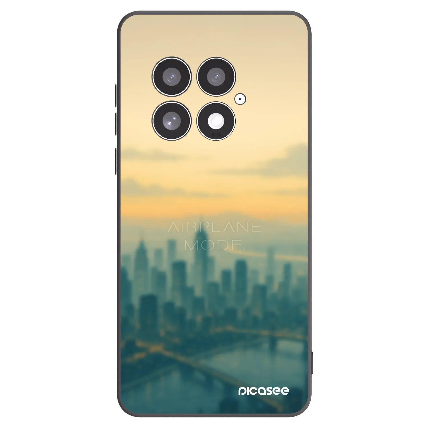 Picasee silikónový čierny obal pre OnePlus 13 5G - Airplane mode