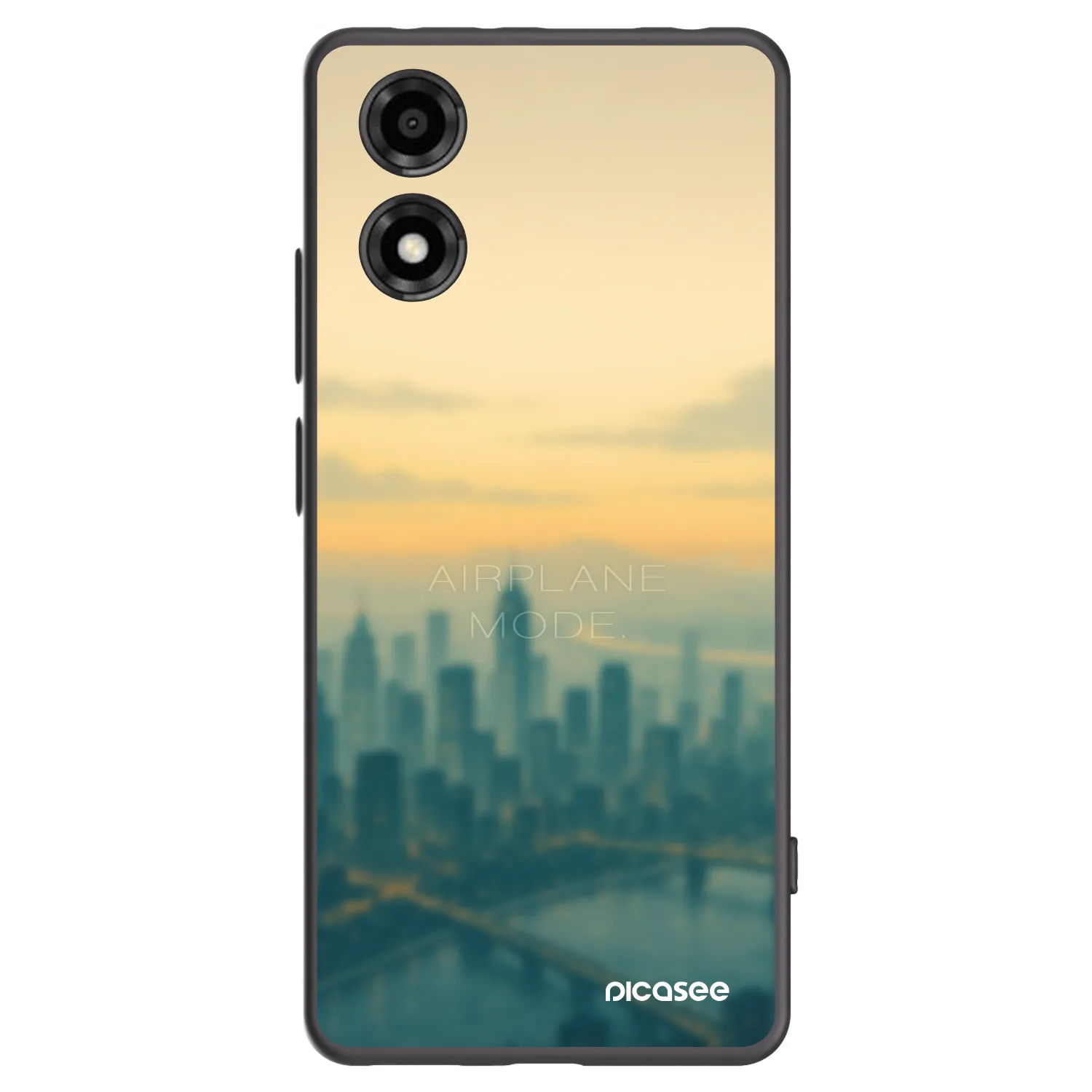 Picasee silikónový čierny obal pre Motorola Moto E14 - Airplane mode