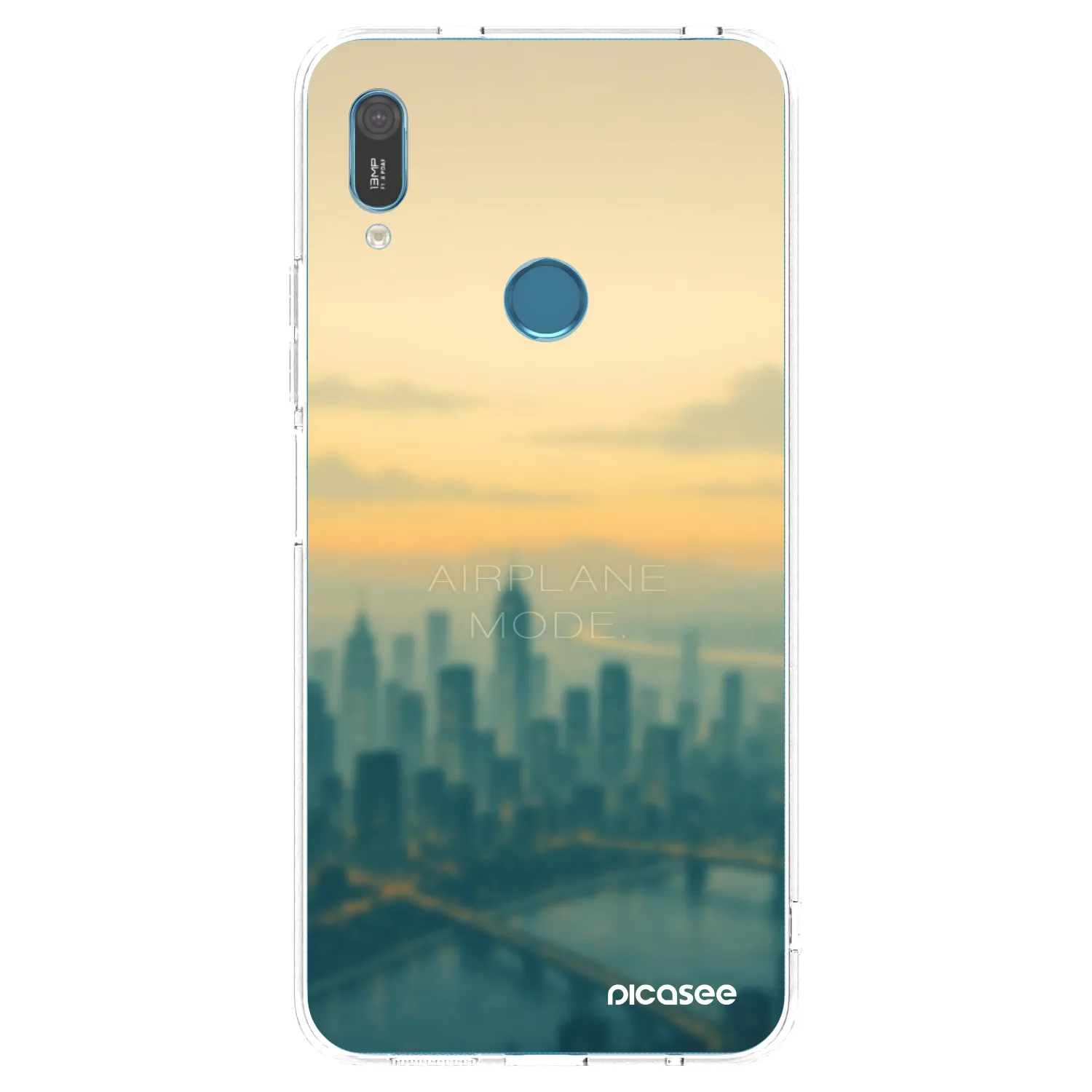 Picasee silikónový prehľadný obal pre Huawei Y6 2019 - Airplane mode