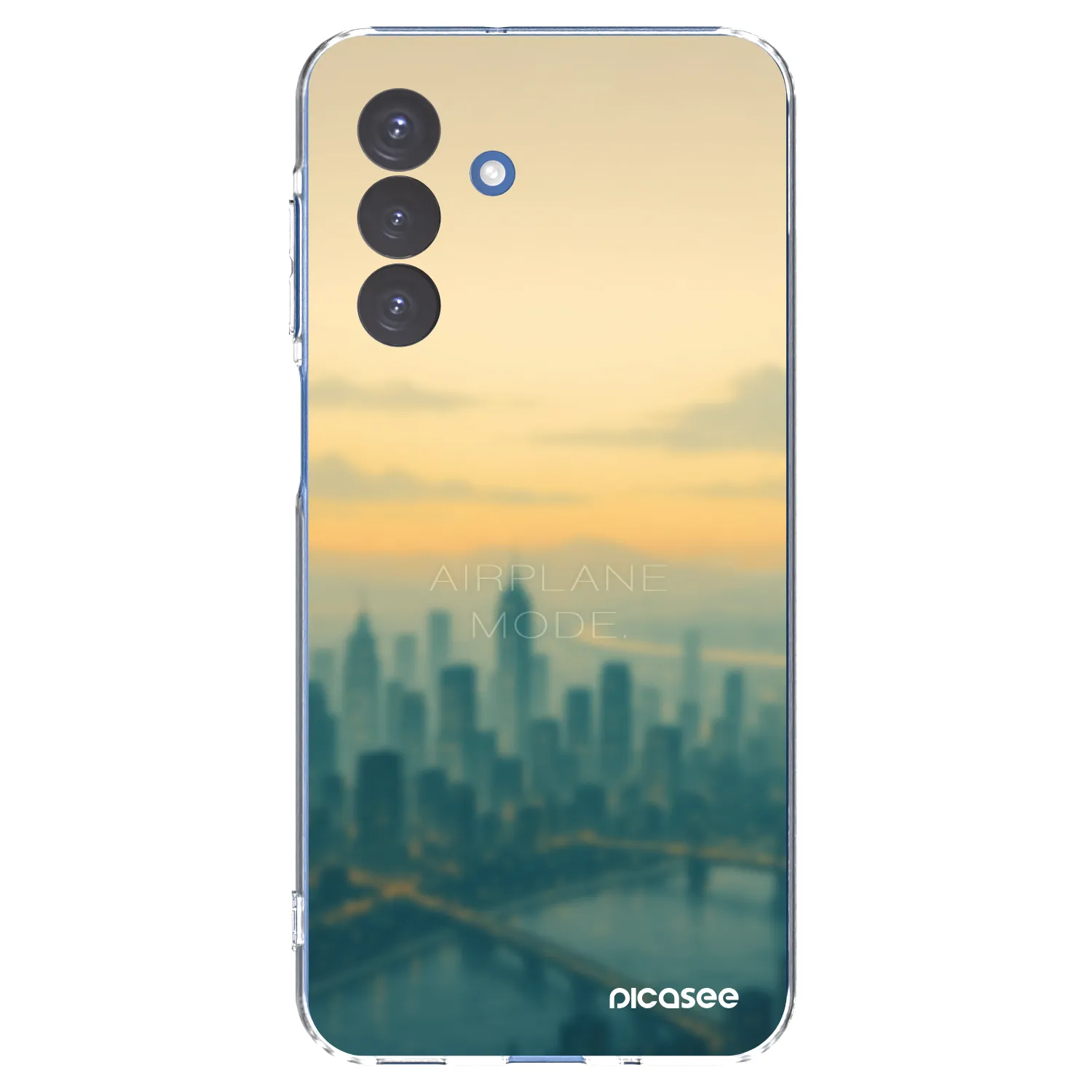 Picasee silikónový prehľadný obal pre Samsung Galaxy A17 5G - Airplane mode