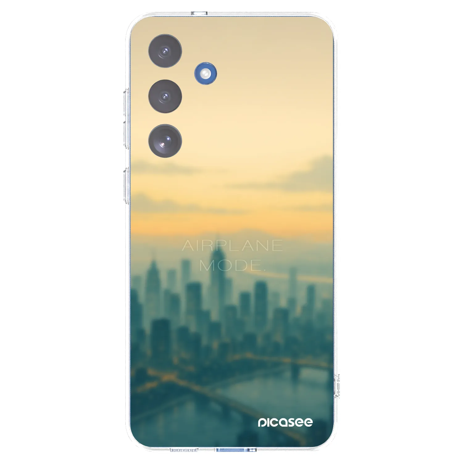 Picasee silikónový prehľadný obal pre Samsung Galaxy S25 FE 5G - Airplane mode