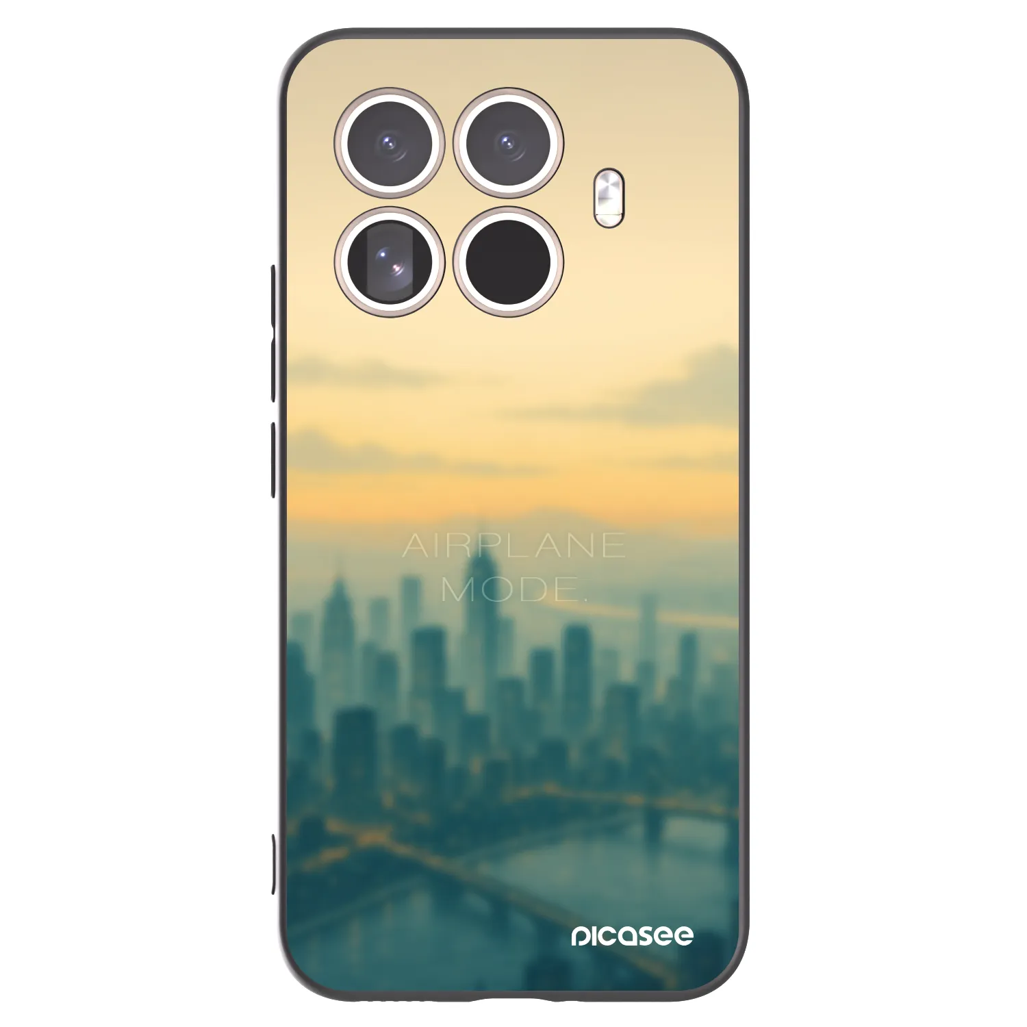 Picasee silikónový čierny obal pre Xiaomi 15T Pro - Airplane mode