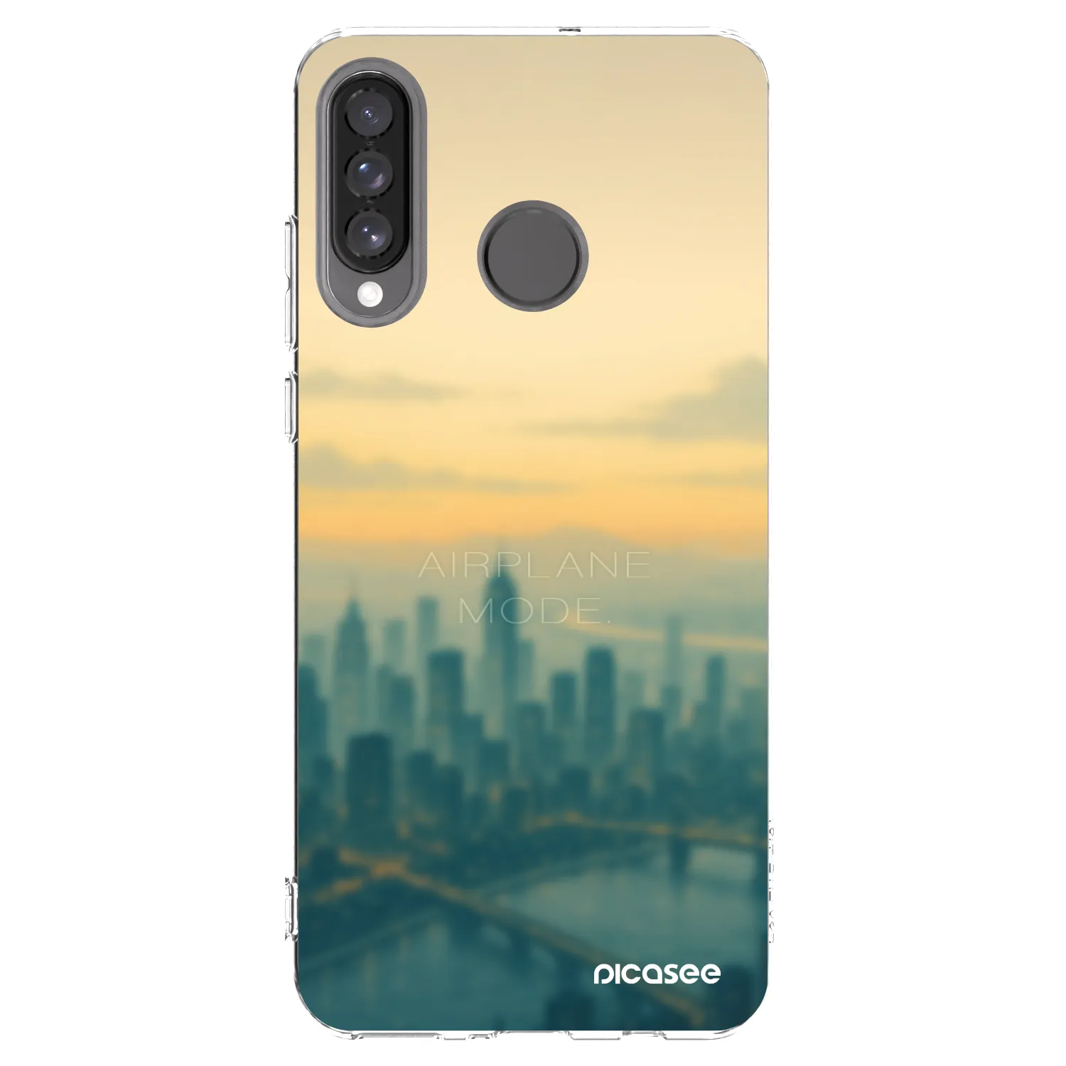 Picasee silikónový prehľadný obal pre Huawei P30 Lite - Airplane mode