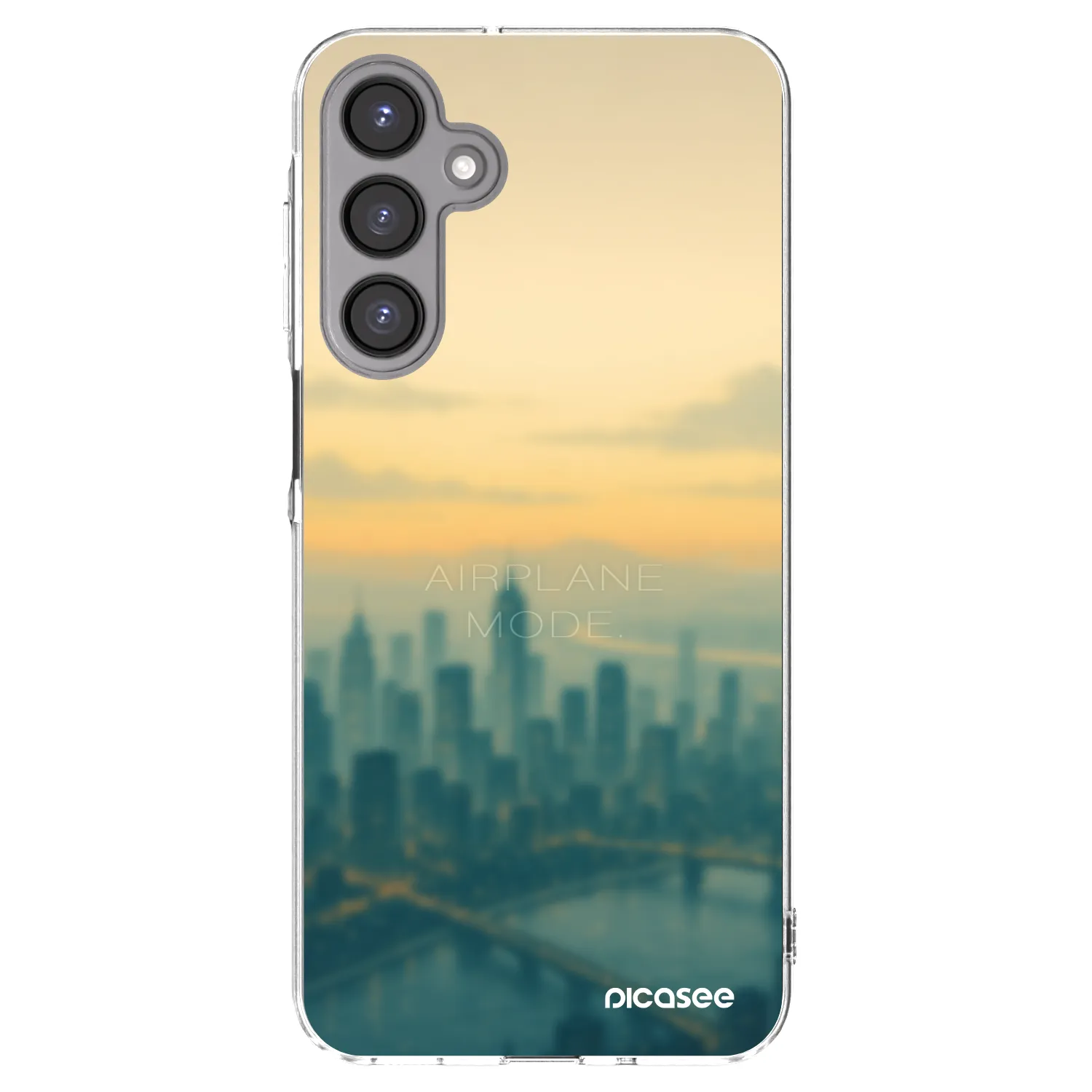 Picasee silikónový prehľadný obal pre Samsung Galaxy A16 4G - Airplane mode