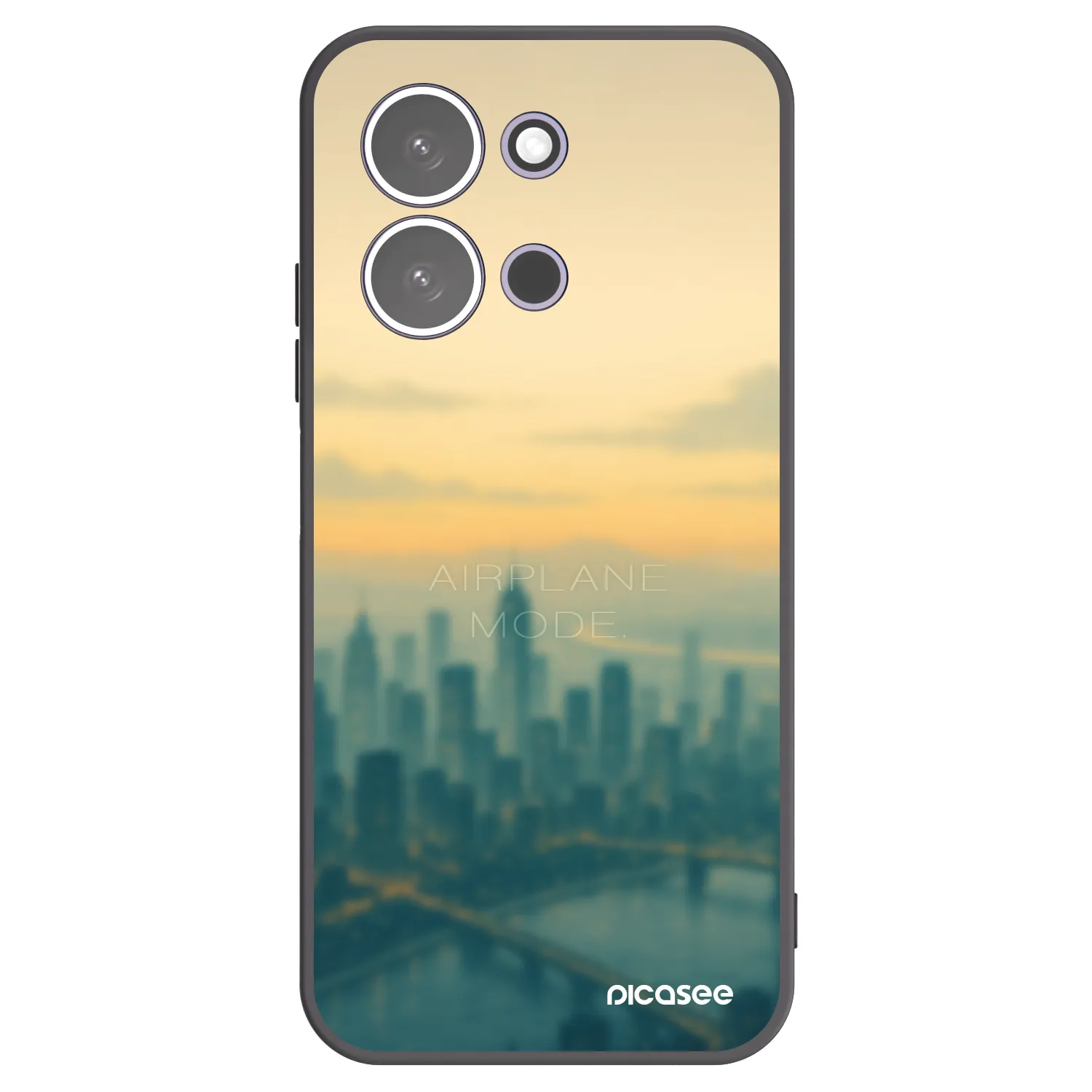 Picasee silikónový čierny obal pre Xiaomi Redmi 15C 5G - Airplane mode