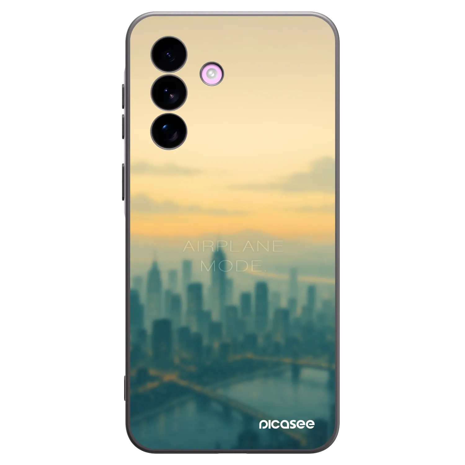 Picasee silikónový čierny obal pre Samsung Galaxy A57 5G - Airplane mode