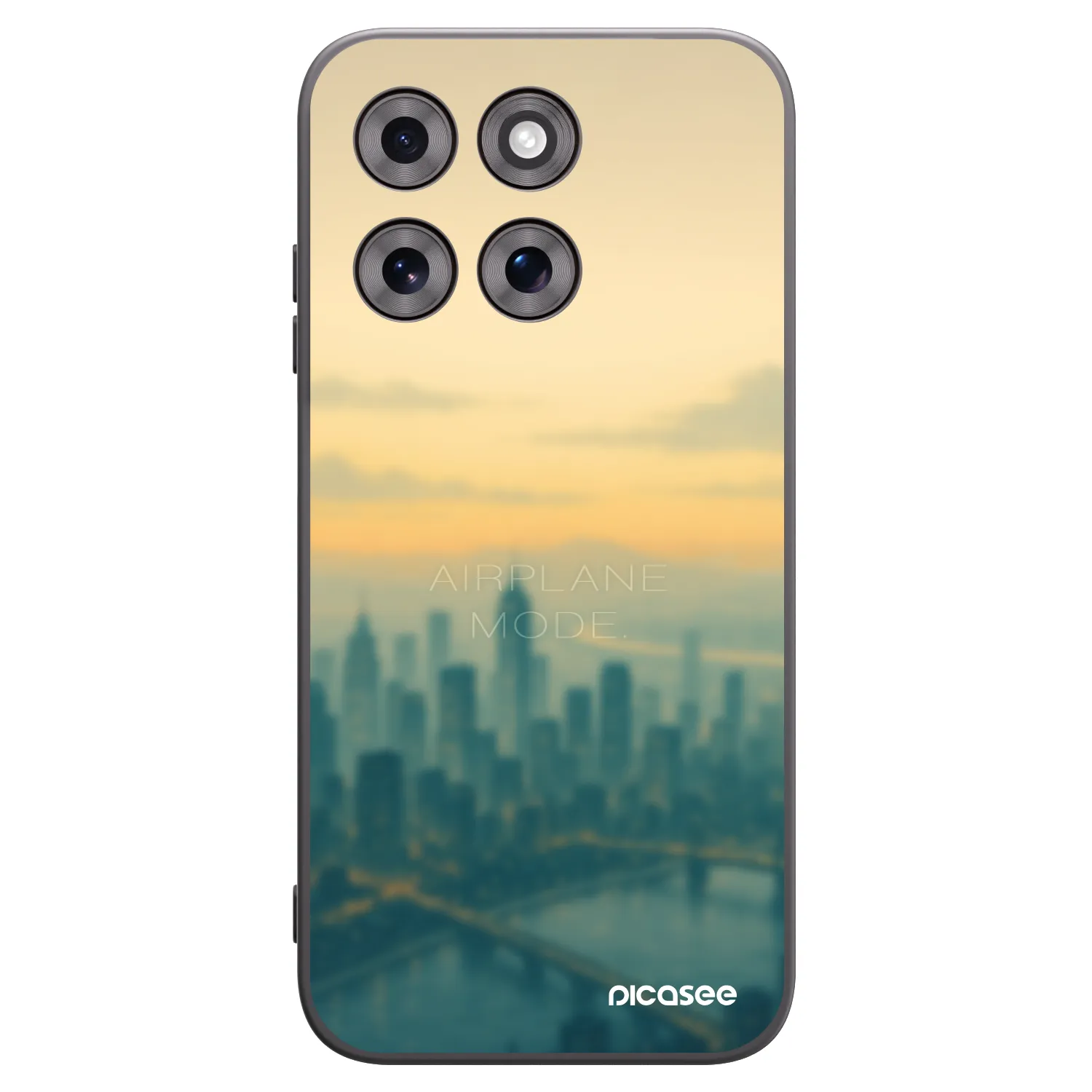 Picasee silikónový čierny obal pre Motorola Moto G77 - Airplane mode