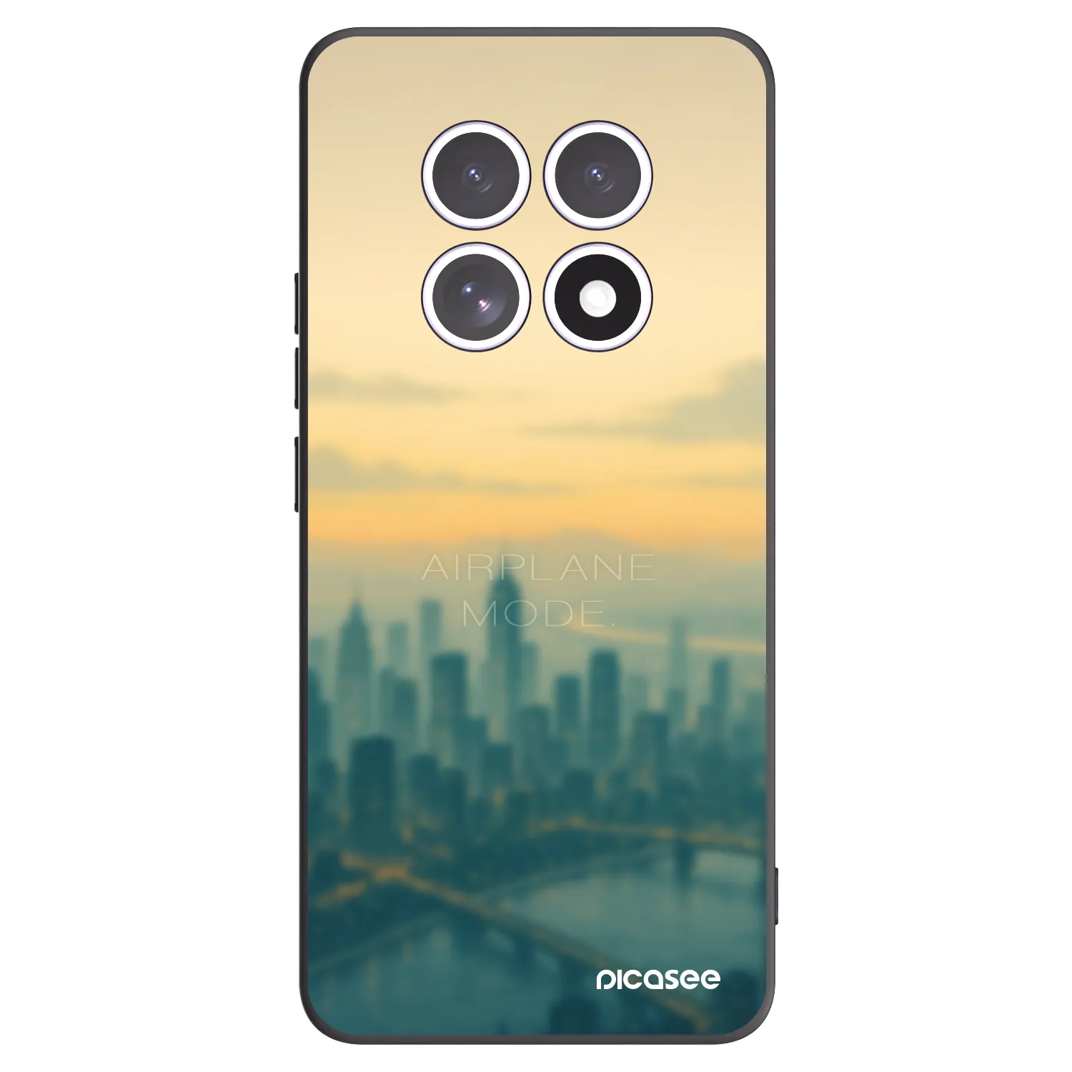Picasee silikónový čierny obal pre Xiaomi Redmi Note 15 5G - Airplane mode