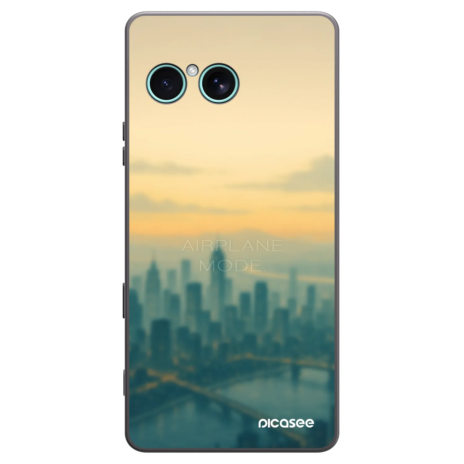 Picasee silikónový čierny obal pre Sony Xperia 10 VII - Airplane mode