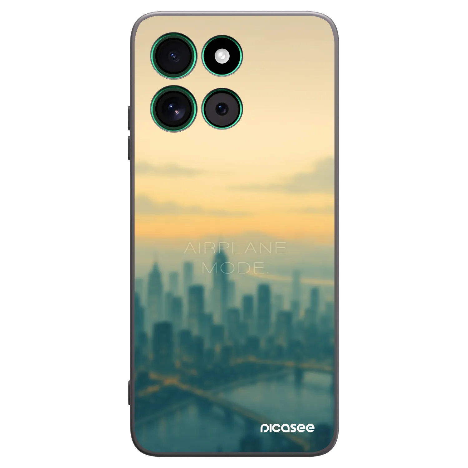 Picasee silikónový čierny obal pre Motorola Moto G57 Power - Airplane mode