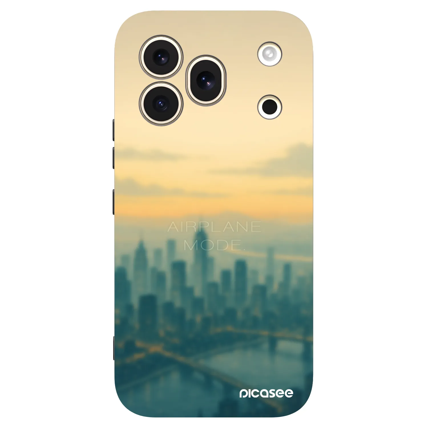 Picasee silikónový čierny obal pre Honor 600 Pro - Airplane mode