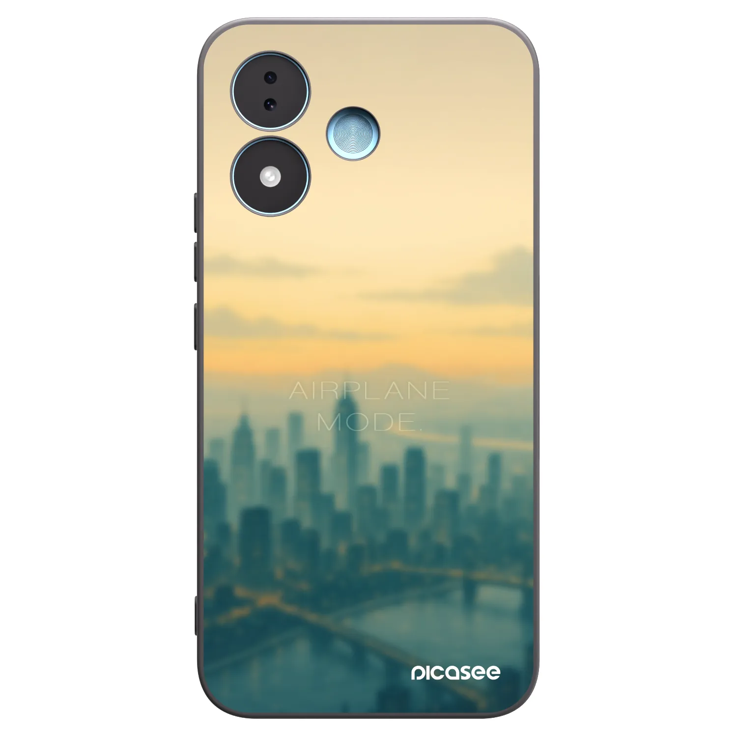 Picasee silikónový čierny obal pre Xiaomi Redmi Note 17 5G - Airplane mode