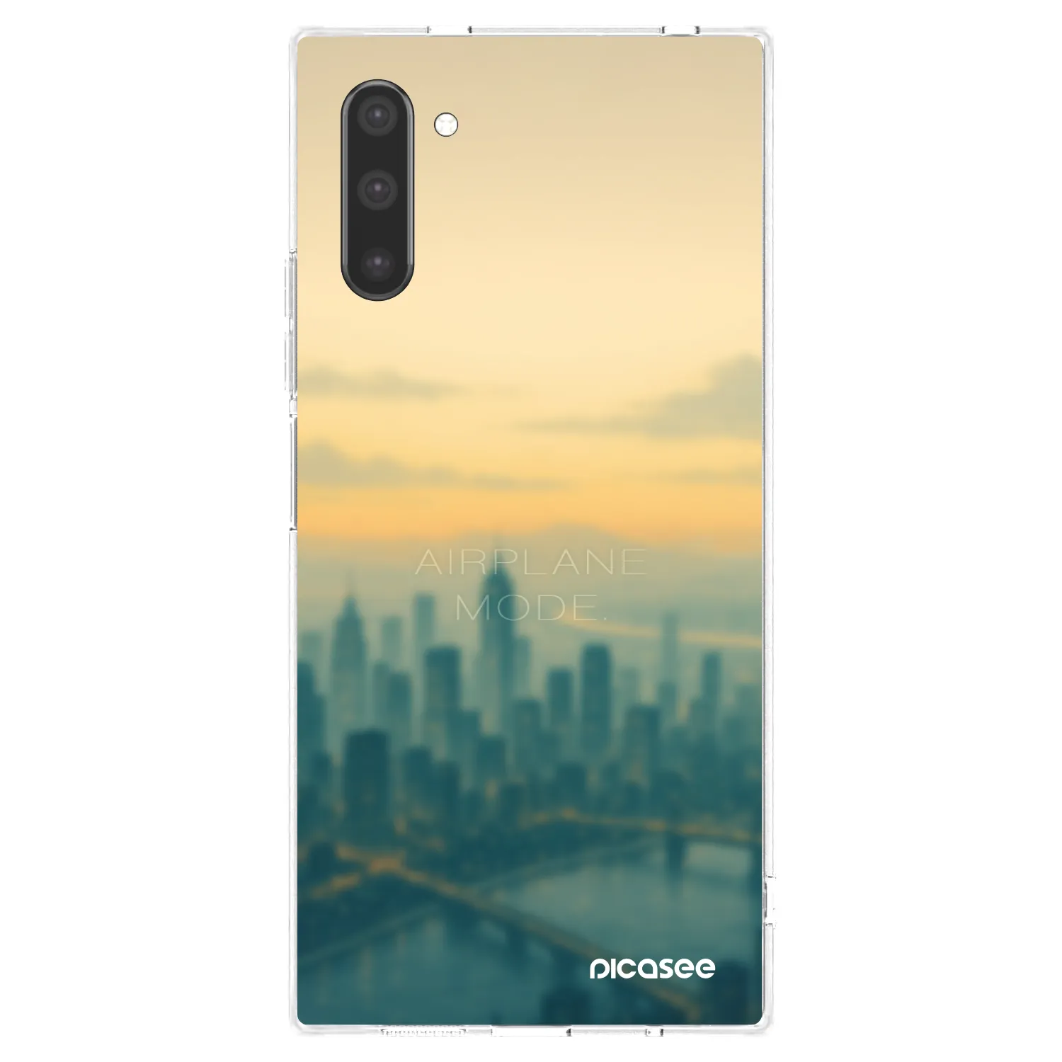 Picasee silikónový prehľadný obal pre Samsung Galaxy Note 10 N970F - Airplane mode