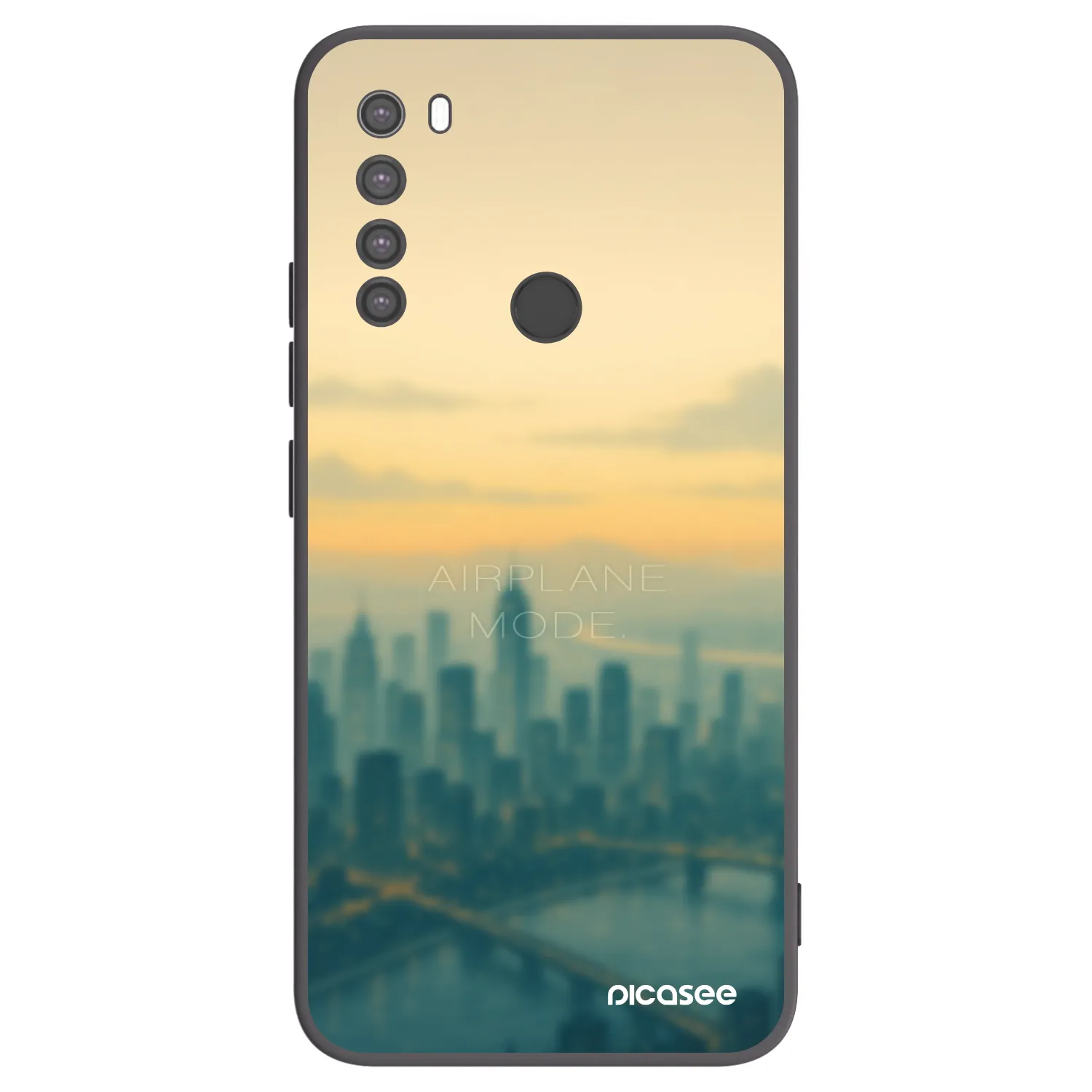 Picasee silikónový čierny obal pre Xiaomi Redmi Note 8 - Airplane mode