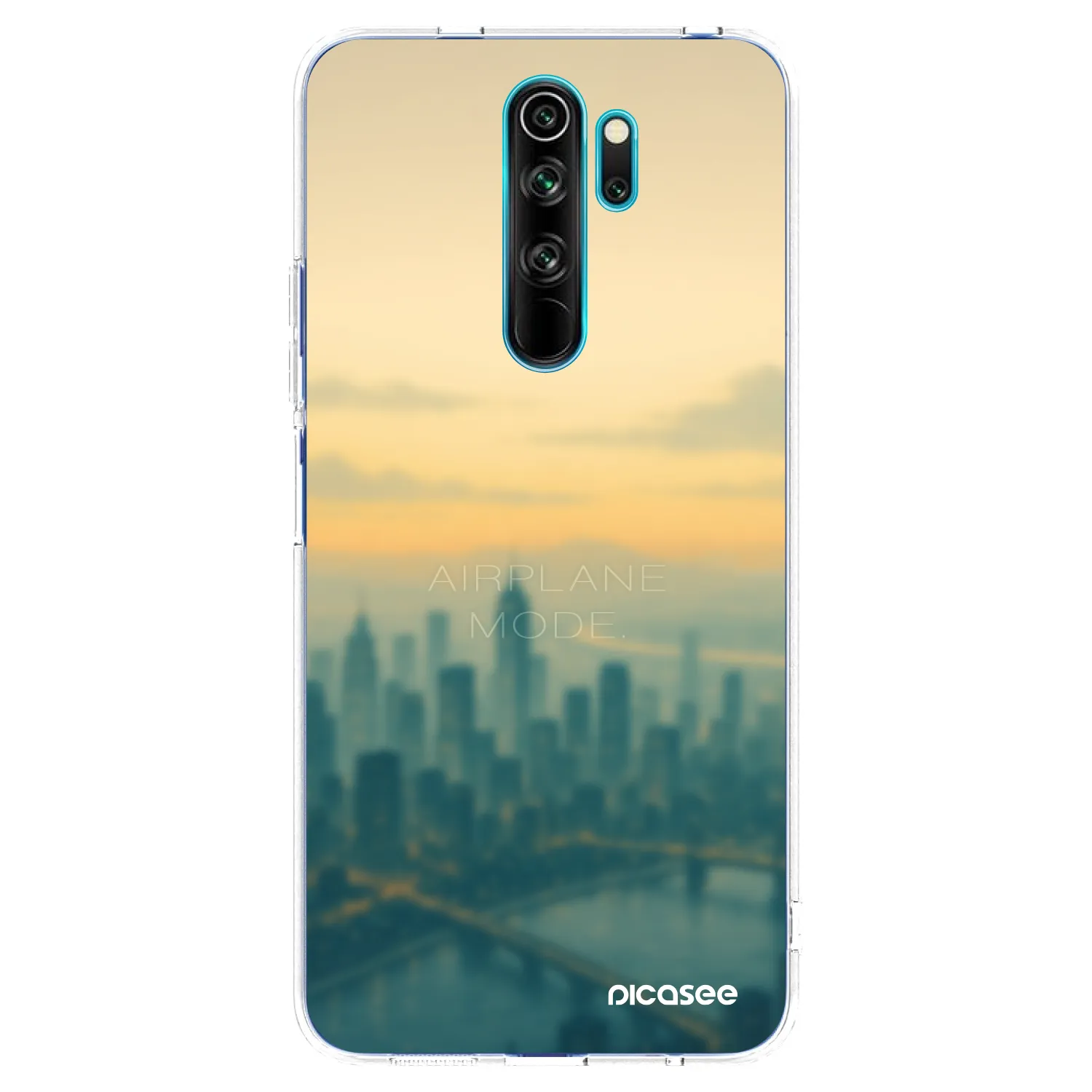 Picasee silikónový prehľadný obal pre Xiaomi Redmi Note 8 Pro - Airplane mode