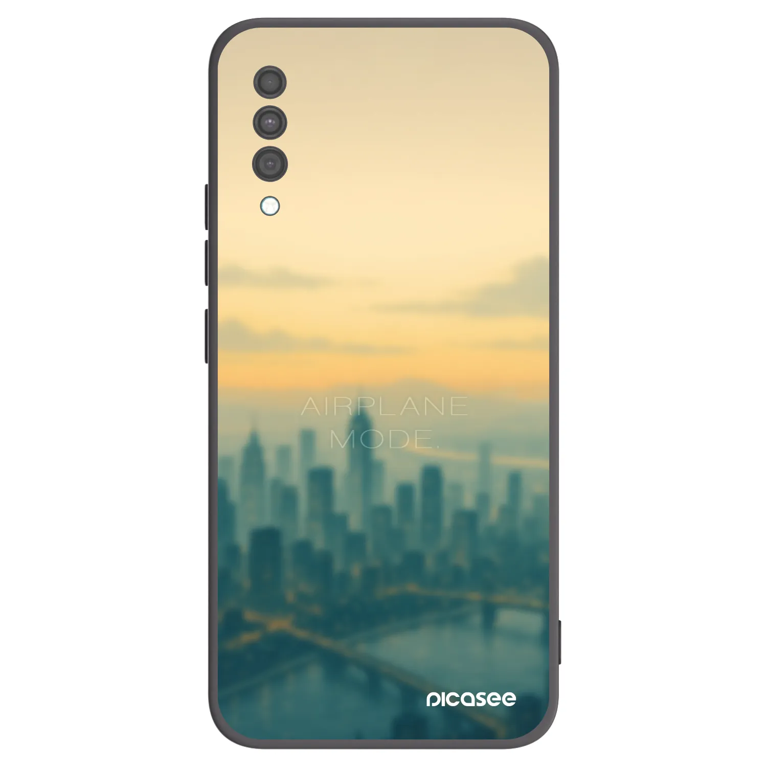 Picasee silikónový čierny obal pre Samsung Galaxy A30s A307F - Airplane mode