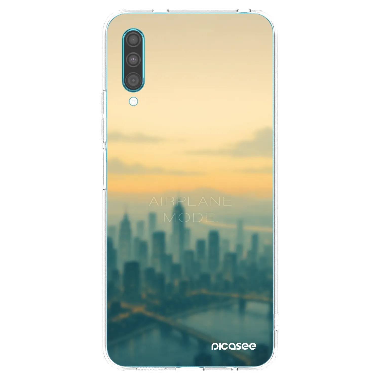 Picasee silikónový prehľadný obal pre Samsung Galaxy A30s A307F - Airplane mode