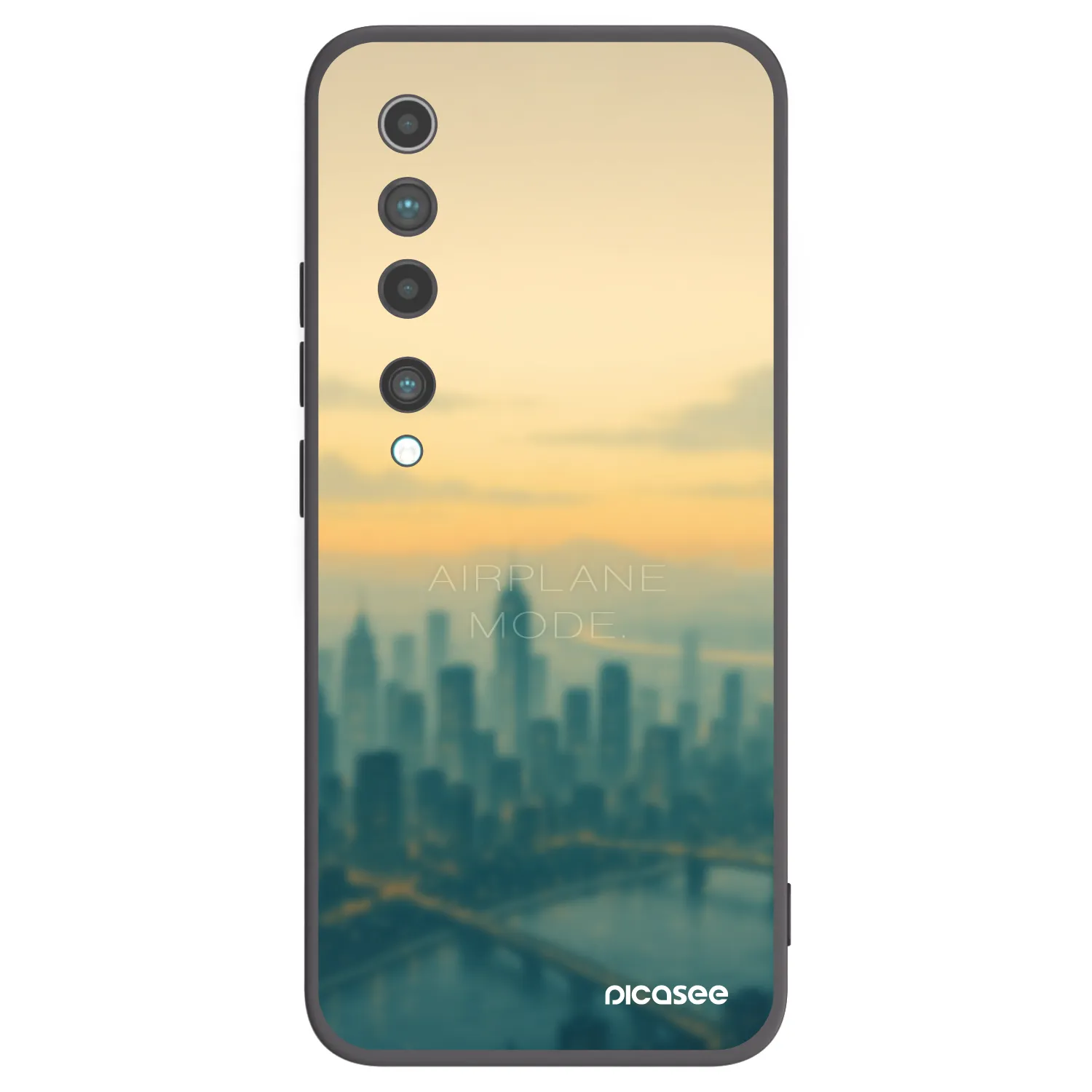 Picasee silikónový čierny obal pre Xiaomi Mi 10 - Airplane mode
