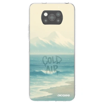 Picasee silikónový čierny obal pre Xiaomi Poco X3 - COLD AIR