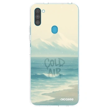 Picasee silikónový prehľadný obal pre Samsung Galaxy M11 - COLD AIR