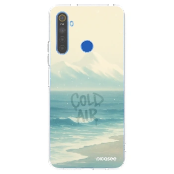 Picasee silikónový prehľadný obal pre Realme 5 - COLD AIR