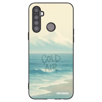 Picasee silikónový čierny obal pre Realme 5 - COLD AIR