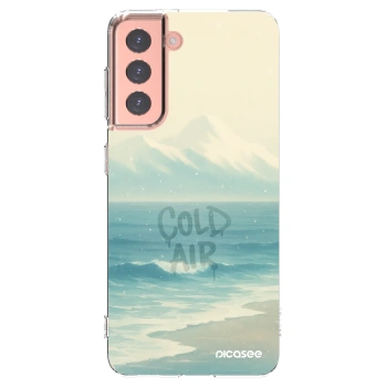 Picasee silikónový prehľadný obal pre Samsung Galaxy S21 5G G991B - COLD AIR