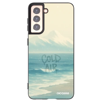 Picasee silikónový čierny obal pre Samsung Galaxy S21 5G G991B - COLD AIR