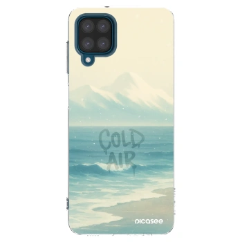 Picasee silikónový prehľadný obal pre Samsung Galaxy A12 A125F - COLD AIR
