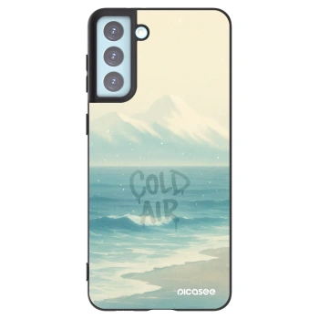 Picasee silikónový čierny obal pre Samsung Galaxy S21+ 5G G996F - COLD AIR