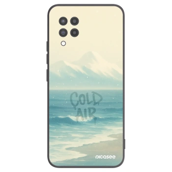 Picasee silikónový čierny obal pre Samsung Galaxy A42 A426B - COLD AIR