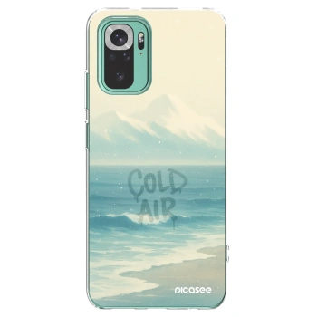 Picasee silikónový prehľadný obal pre Xiaomi Redmi Note 10 Pro - COLD AIR