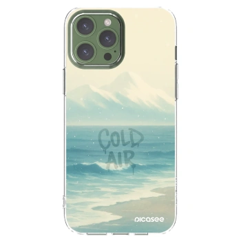 Picasee silikónový prehľadný obal pre Apple iPhone 13 Pro Max - COLD AIR