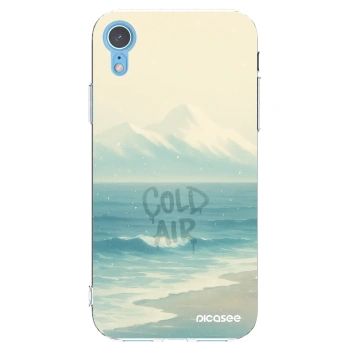 Picasee silikónový prehľadný obal pre Apple iPhone XR - COLD AIR