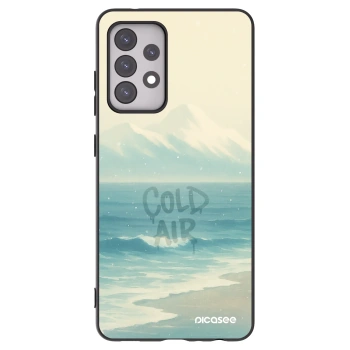 Picasee silikónový čierny obal pre Samsung Galaxy A52s 5G A528B - COLD AIR