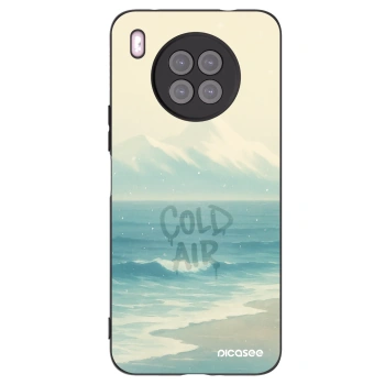 Picasee silikónový čierny obal pre Huawei Nova 8i - COLD AIR